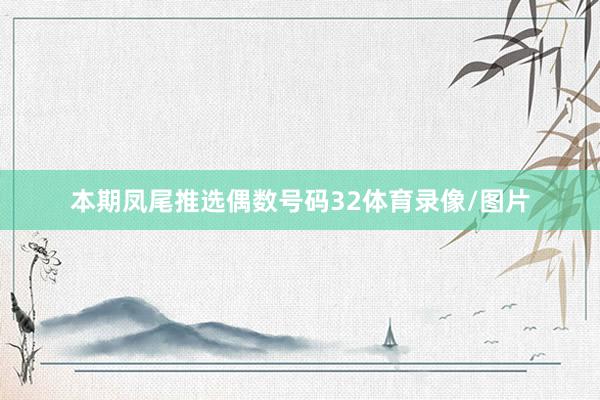 本期凤尾推选偶数号码32体育录像/图片