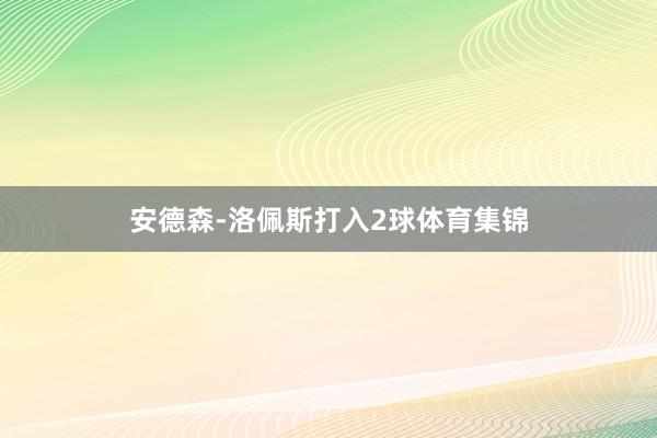 安德森-洛佩斯打入2球体育集锦